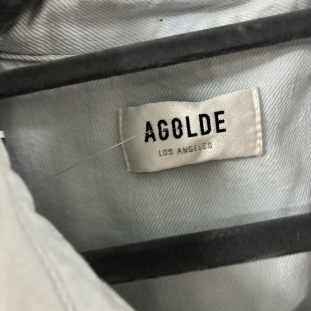 Agolde Mazie Denim Shirt Dress - Picture 7 of 12